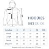 hoodies size guide