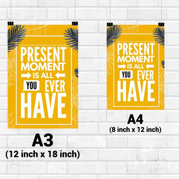 Present Moment Is All You Ever Have Wall Poster
