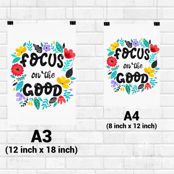 Focus On The Good Wall Poster
